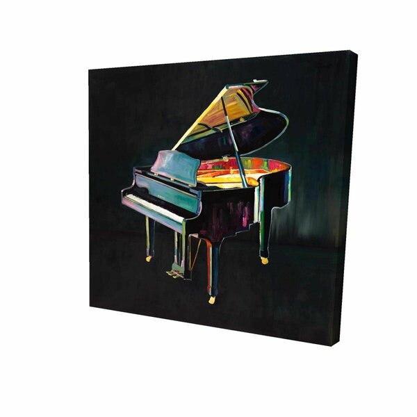 Fondo 12 x 12 in. Colorful Realistic Piano-Print on Canvas FO2789346